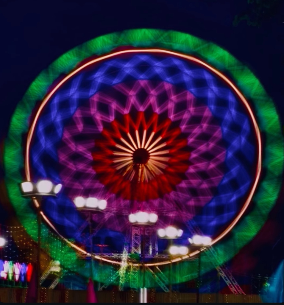Ferris wheel background